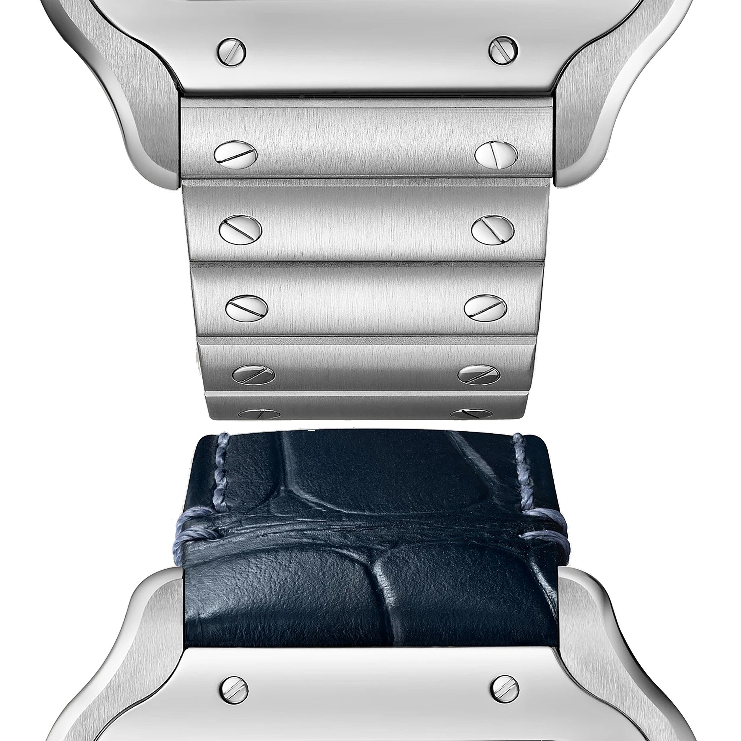 Santos de Cartier Large Model | 40mm, Steel, Blue Dial