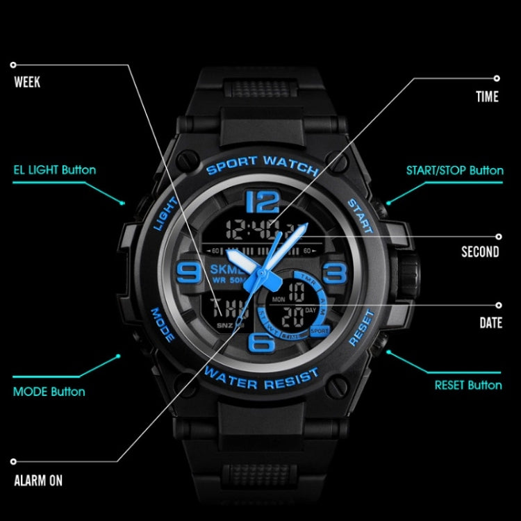 skmei-1452-outdoor-sports-electronic-watch-multifunctional-waterproof-watcharmygreen