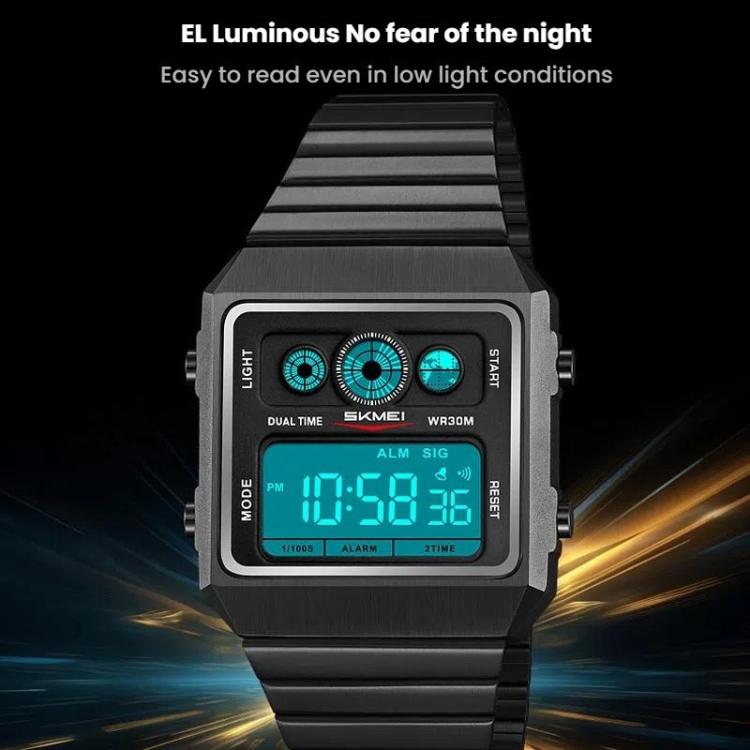 skmei-2450-men-business-multifunctional-watch-casual-waterproof-square-electronic-watchsilver