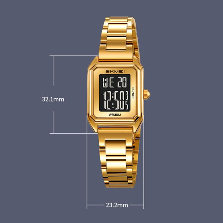 skmei-2493-small-women-electronic-watch-square-steel-strap-watch-style-silver-case-black