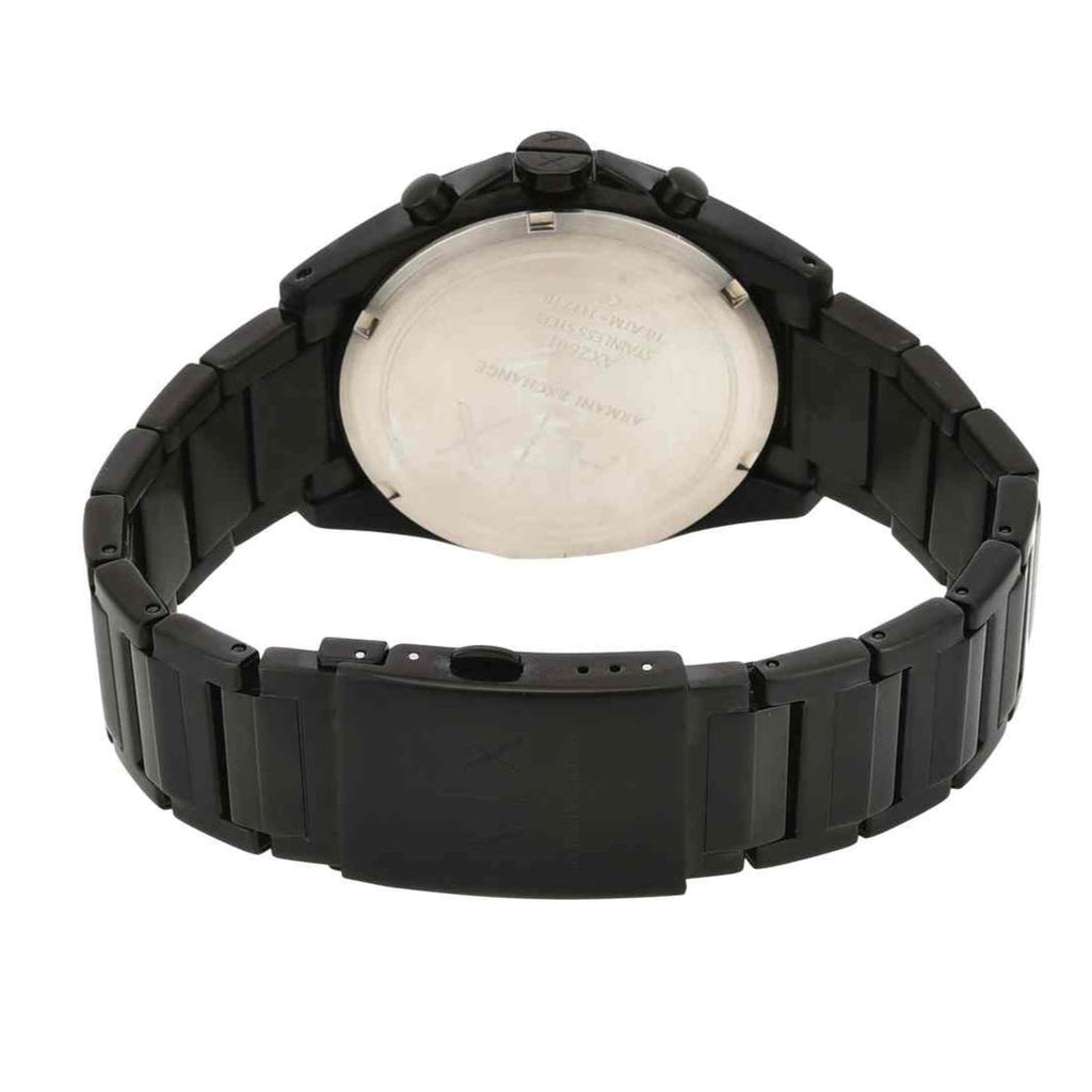 Armani Exchange Drexler AX2601 Men's Chronograph Watch – Black Dial with Black Stainless Steel Strap